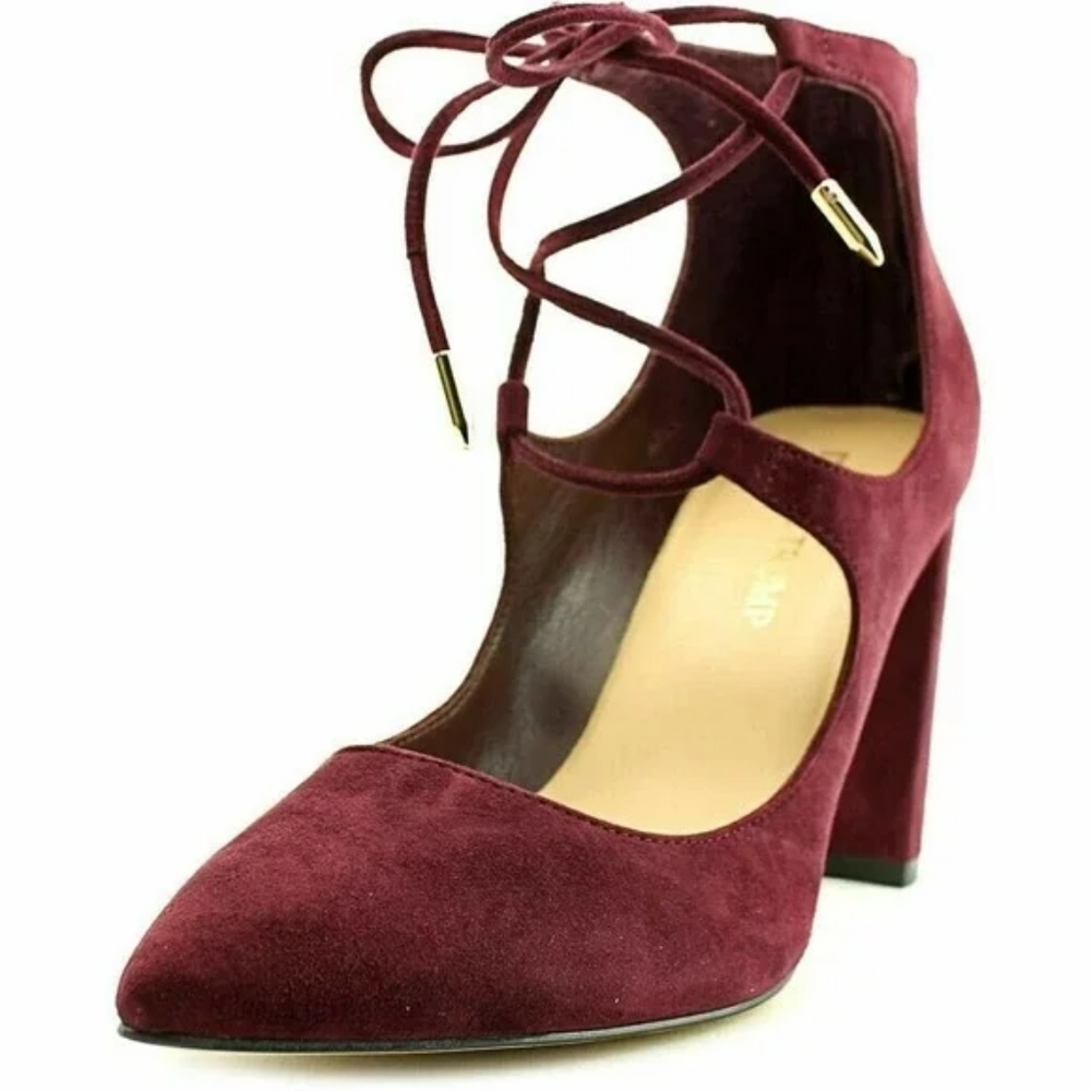 💥 Ivanka Trump Kellsee Women Pointed Toe Ankle Strap Heels